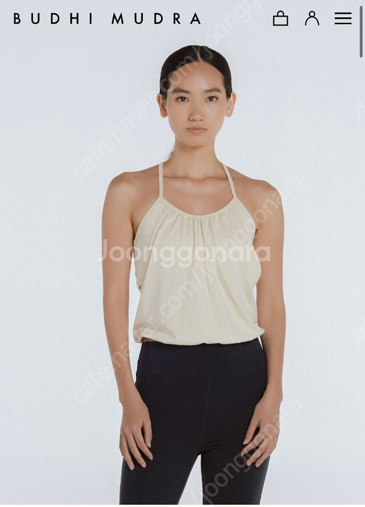부디무드라 레이어드 홀터 탱크탑 S--3