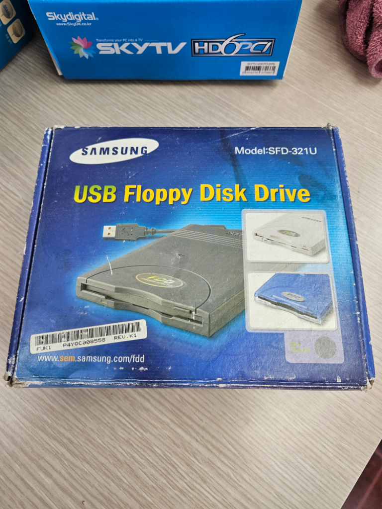 USB 삼성 플로피드라이브 디스크2장 팝니다