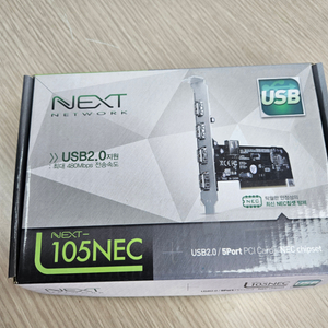 PCI 5포트 USB카드 팝니다