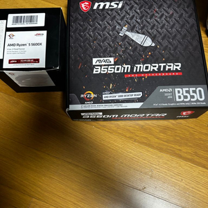 5600x b550m박격포wifi 삼성램32g(8g*4