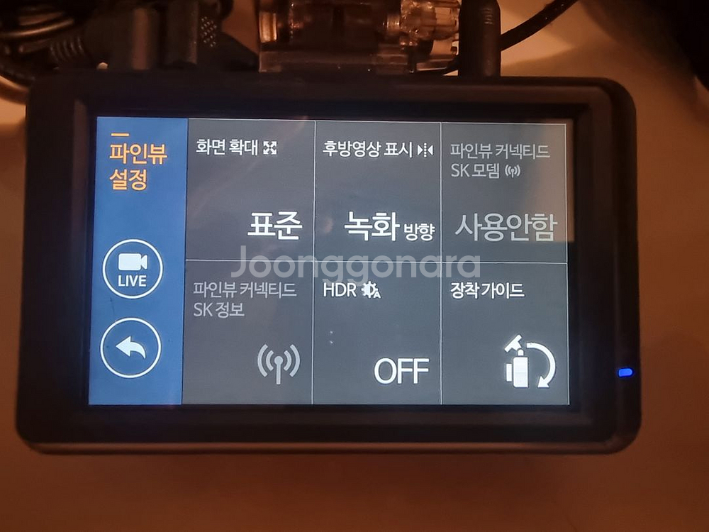 파인뷰 LX5000 2채널 64GB 블랙박스 판매합니다--4