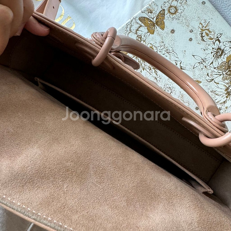 디올 레이디 디 조이 백 / 미디움 / 톤다운로즈--7