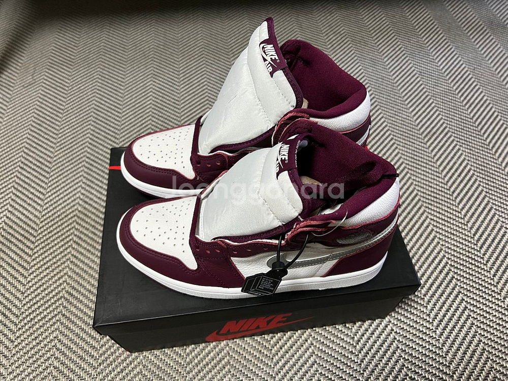조던 1 레트로 하이 OG 보르도 255--1