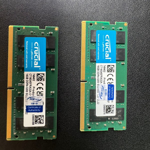 마이크론 노트북 DDR4-3200 16G 2개