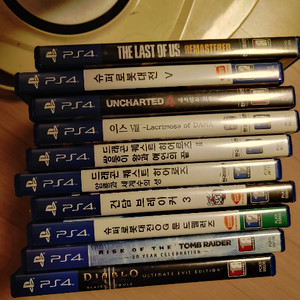 ps4 인기게임 10종 택포 8만원에 판매