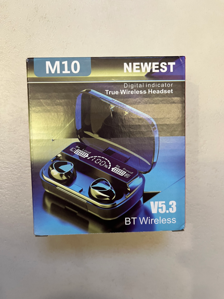 M10 V5.3 블루투스 이어폰 미개봉