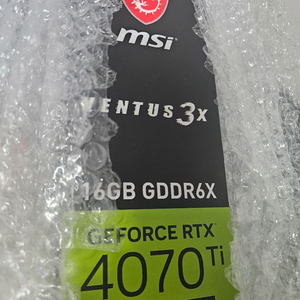 MSI RTX 4070 Ti SUPER 벤투스 미개봉