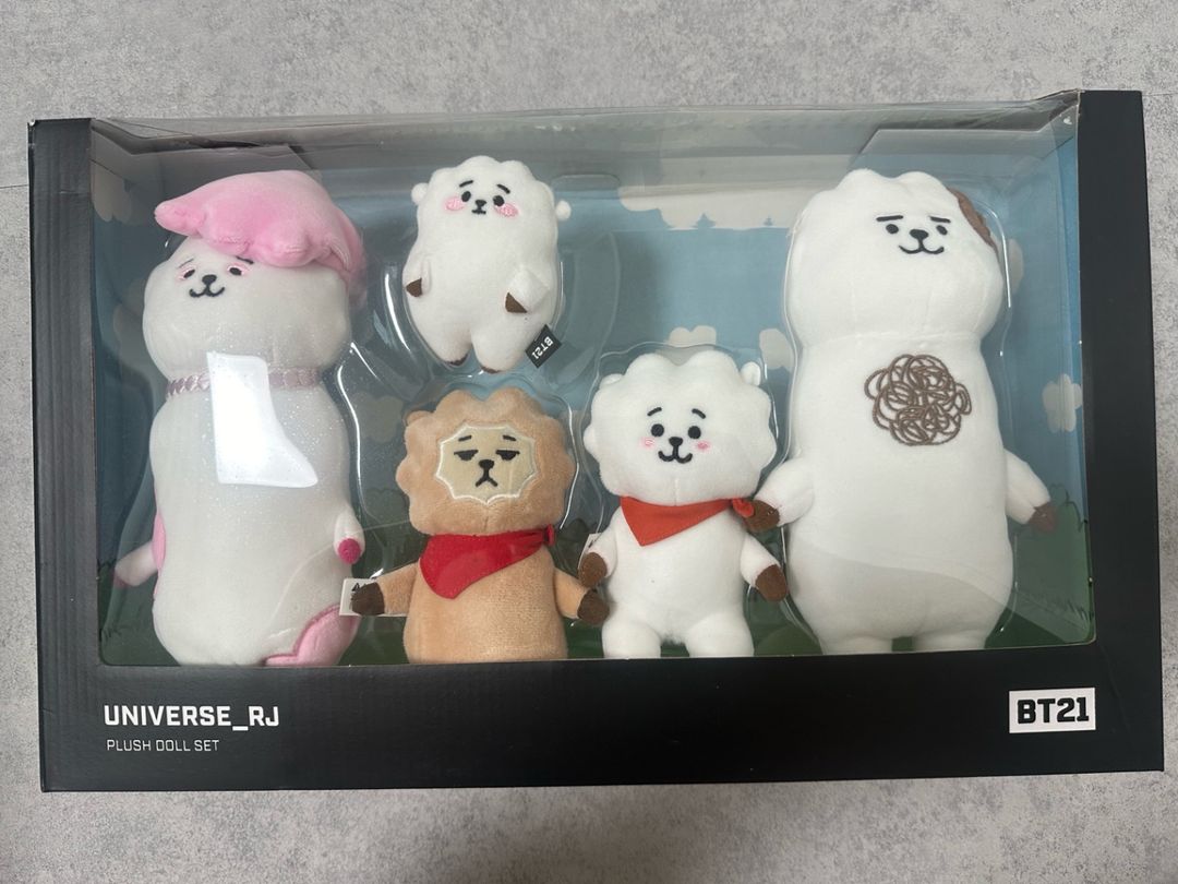 RJ 유니버스 스탠딩 인형세트 (bts)