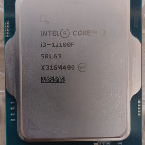 [CPU] 인텔 intel 12세대 i3-12100F