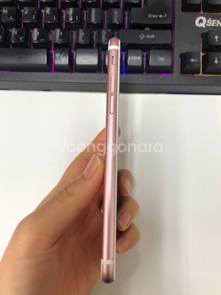 아이폰6S 로즈골드 액정SS급 64GB 배터리100%--4