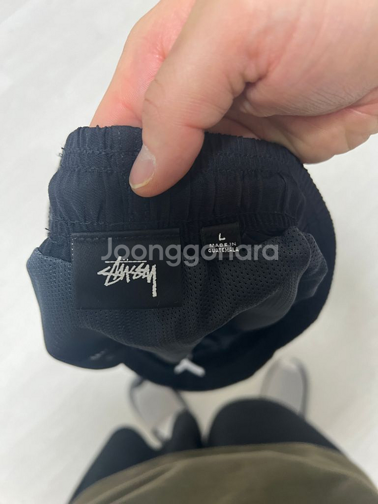 스투시 반바지 블랙 라지--2