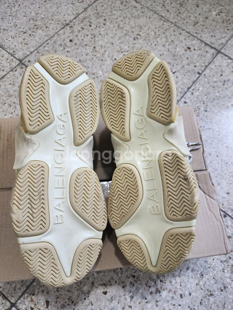 발렌시아가 남자 신발 트리플 그린--7