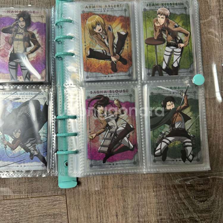 진격의 거인 메탈카드 1개제외 다 있음--2