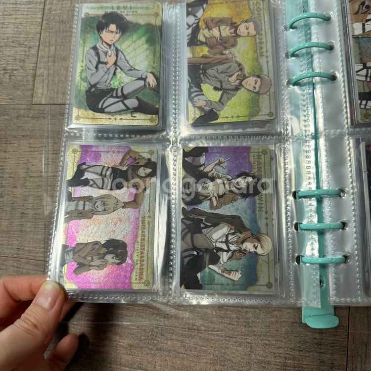 진격의 거인 메탈카드 1개제외 다 있음--5