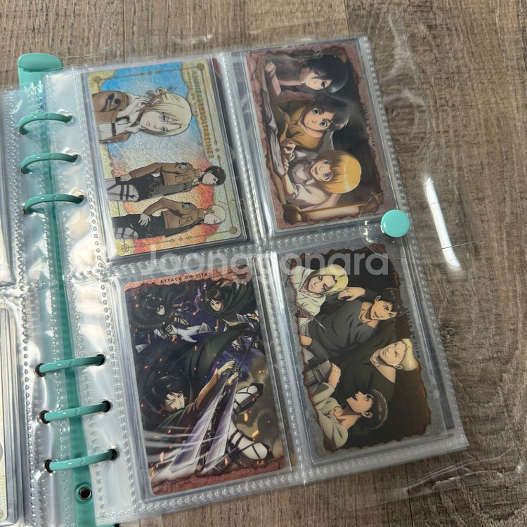 진격의 거인 메탈카드 1개제외 다 있음--6