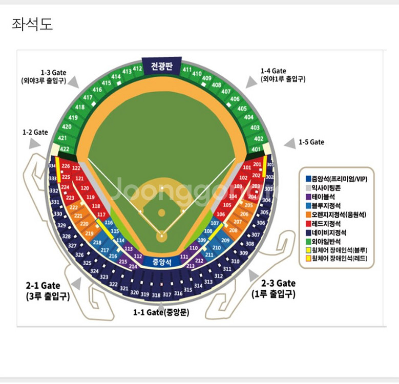 7/12 두산vs삼성 중앙네이비 양도--0