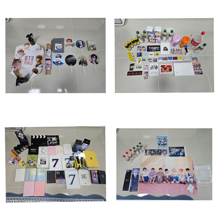 방탄소년단 굿즈 BTS MD 양도 일괄 처분 희귀--0