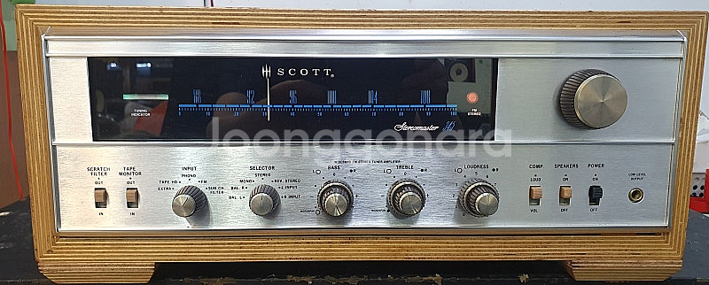 SCOTT 345 진공관 리시버 인티앰프--0