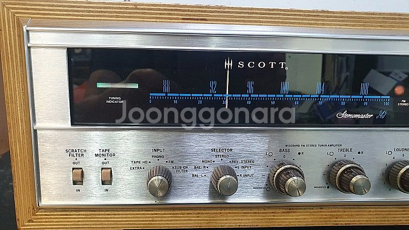 SCOTT 345 진공관 리시버 인티앰프--1