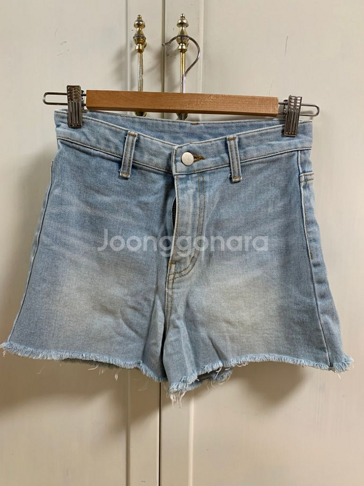 그랑블루 연청 반바지--0