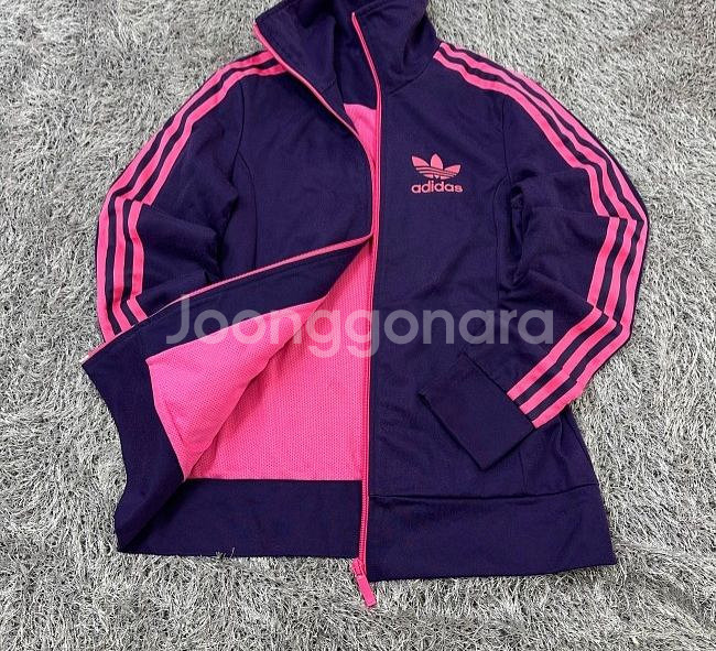 아디다스 퍼플핑크 보라 유로파 트랙탑 져지집업85~90--2