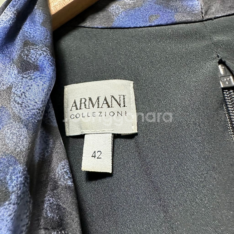 아르마니 꼴레지오니 패턴 디테일 원피스--4