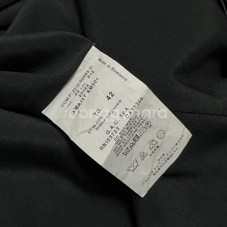 아르마니 꼴레지오니 패턴 디테일 원피스--8