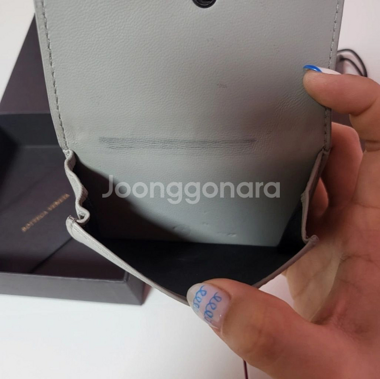 보테가베네타 정품 3단 반지갑--7