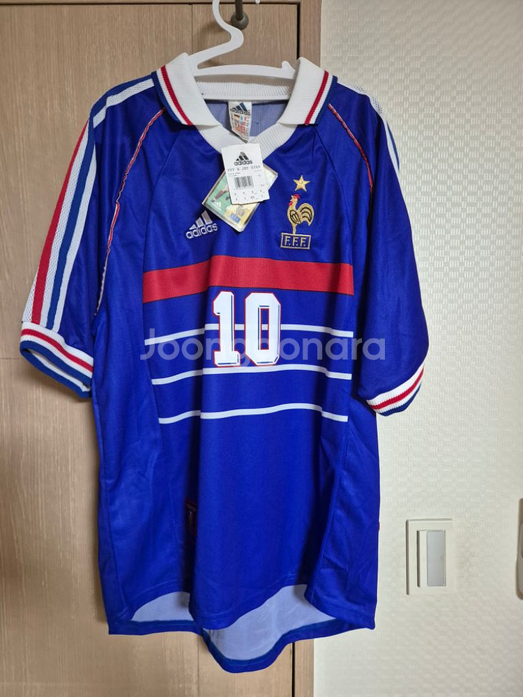98-00 프랑스 홈 지단 유니폼 새상품--1