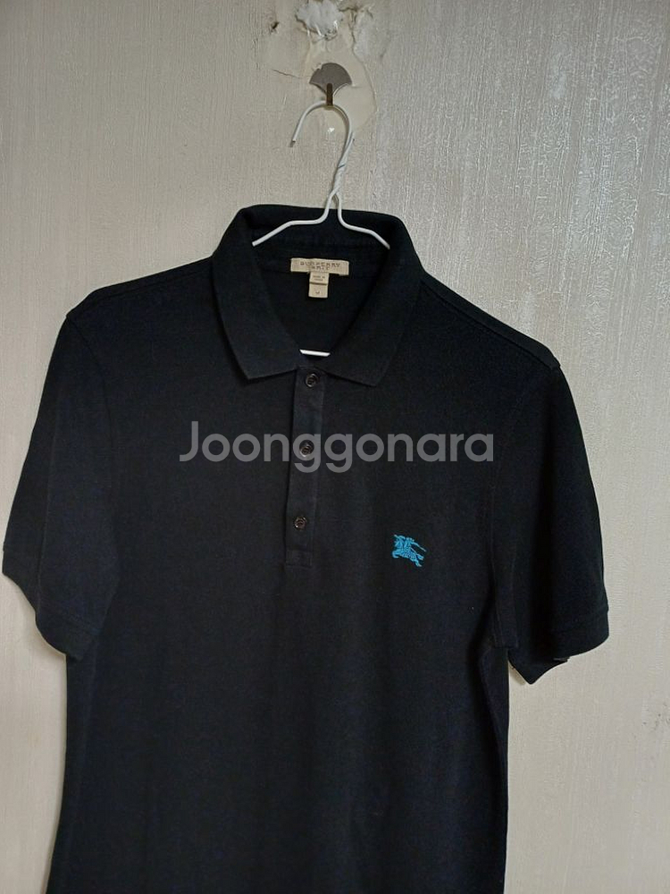 명품 여성 버버리 반팔 카라티셔츠 (오버핏95-100)--1