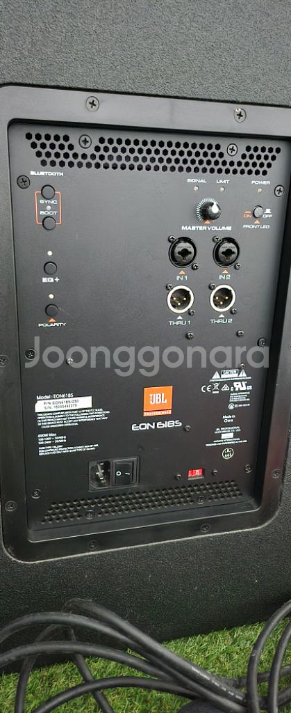JBL EON618S(앰프내장 우퍼스피커 팝니다--2