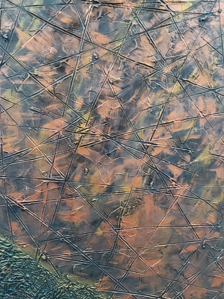 비구상 추상화 그림 유화 30호 이미지
