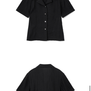 Ore 오어 Delphy Pleats Shirts Bl