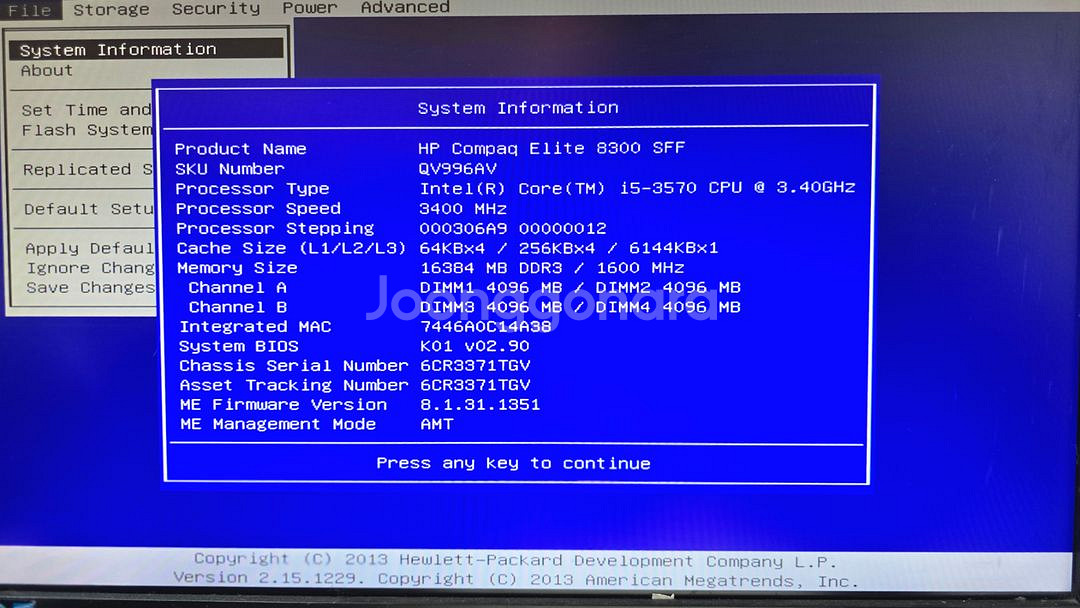 HP 엘리트 8300 SFF--7