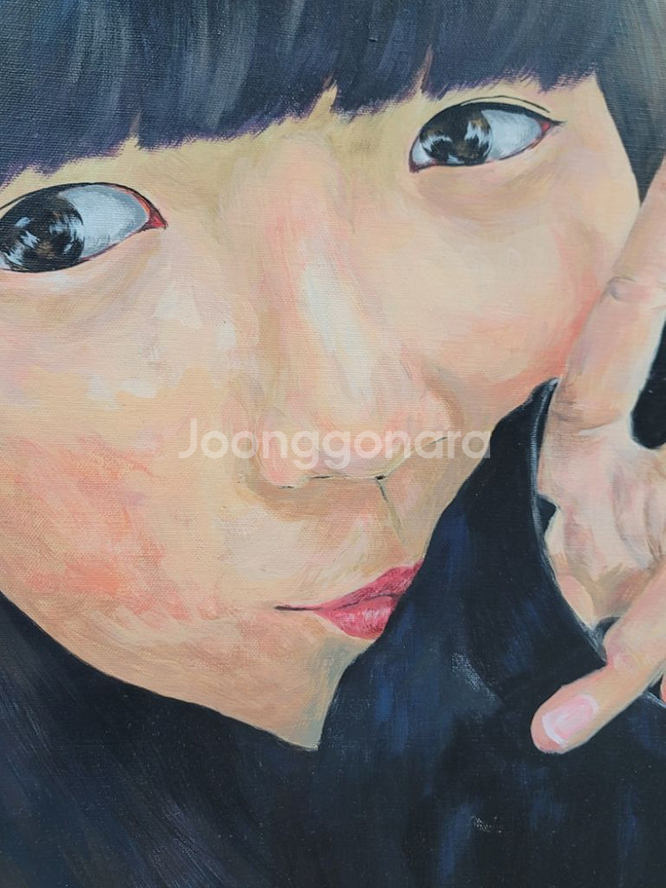 김용기작가 유화그림 소녀 10호--9