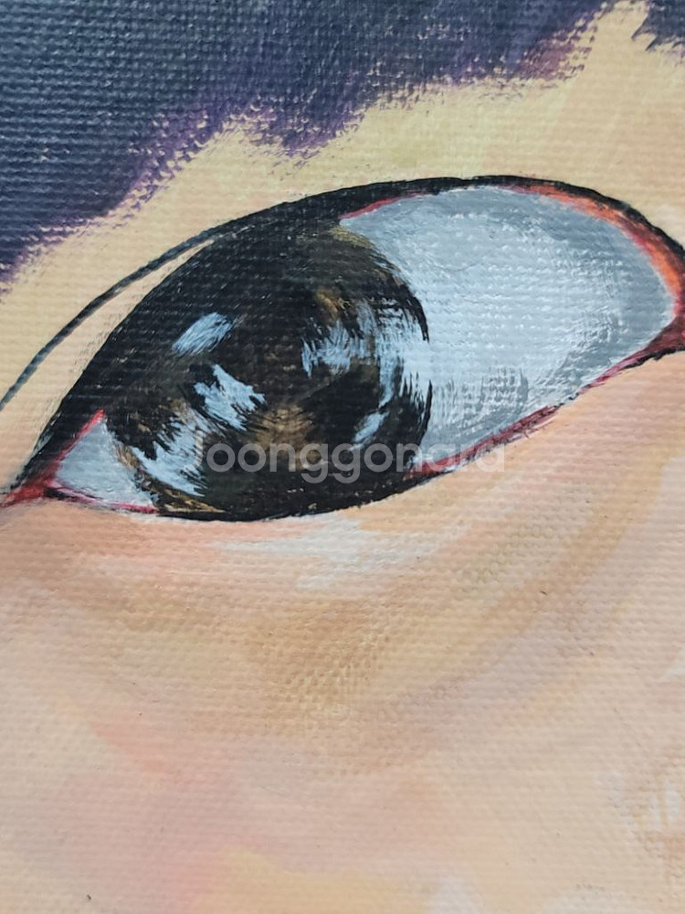 김용기작가 유화그림 소녀 10호--6