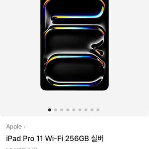 아이패드 프로 m4 11인치 wifi 256G 미개봉