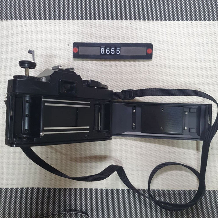 리코 KR-5 슈퍼 필름카메라 블랙바디 이미지
