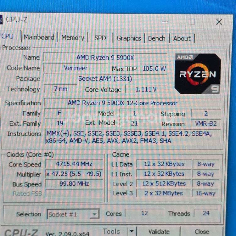 라이젠 5900X--5
