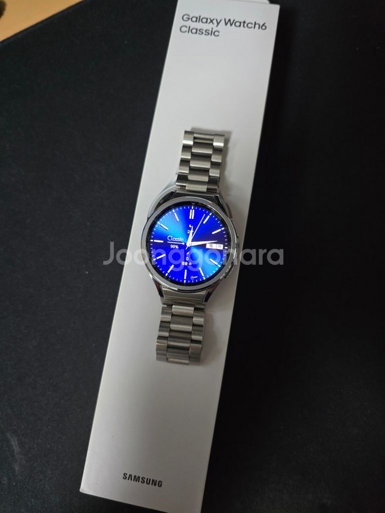 갤럭시워치6 클래식 47mm 실버 자급제--0