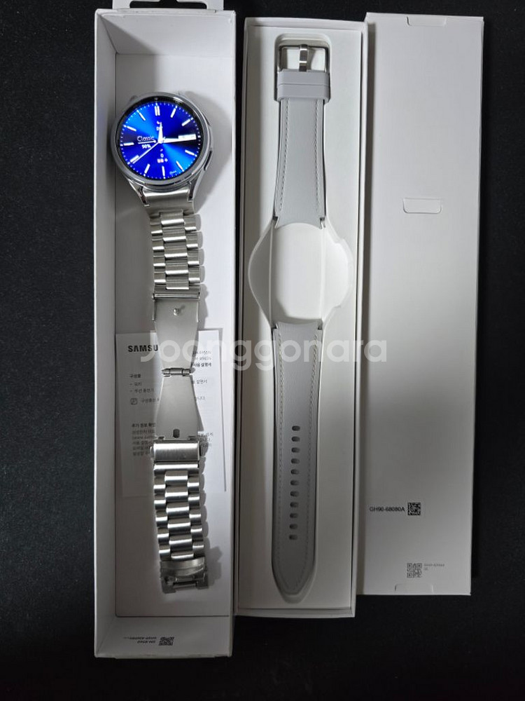 갤럭시워치6 클래식 47mm 실버 자급제--1