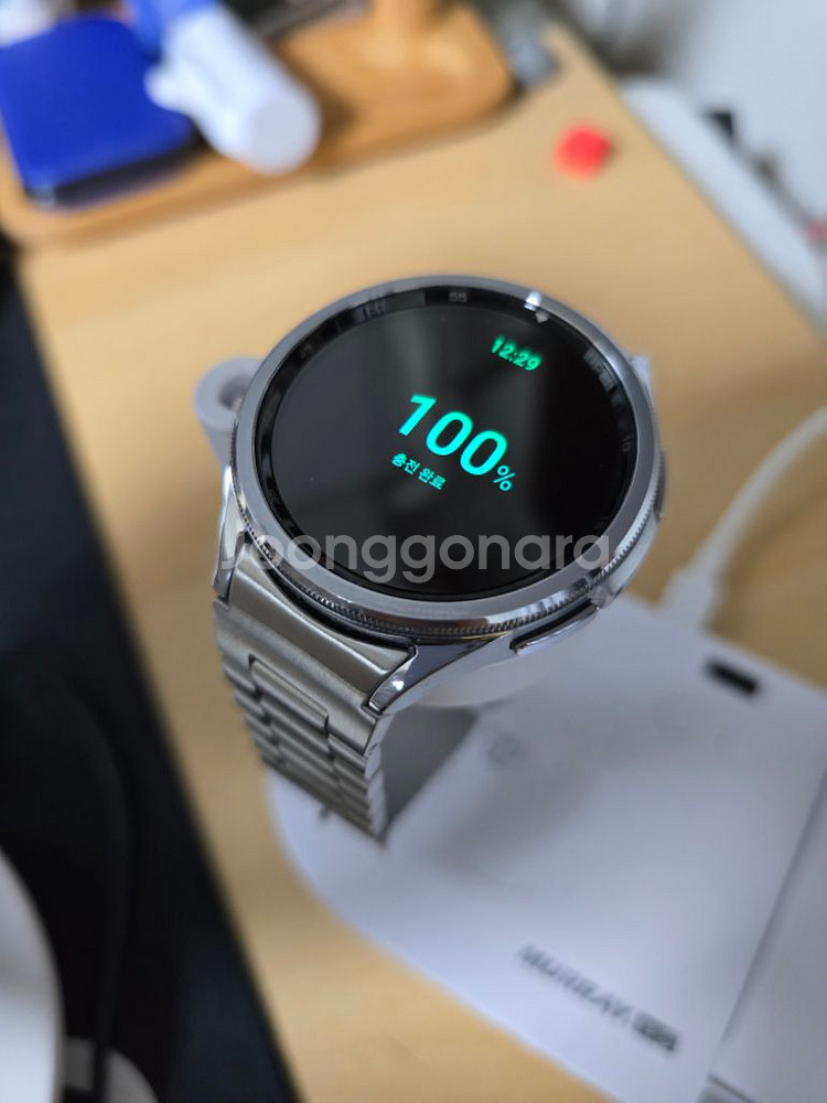 갤럭시워치6 클래식 47mm 실버 자급제--3