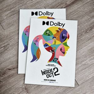 2장) 인사이드아웃2 돌비시네마 포스터 A3 Dolby