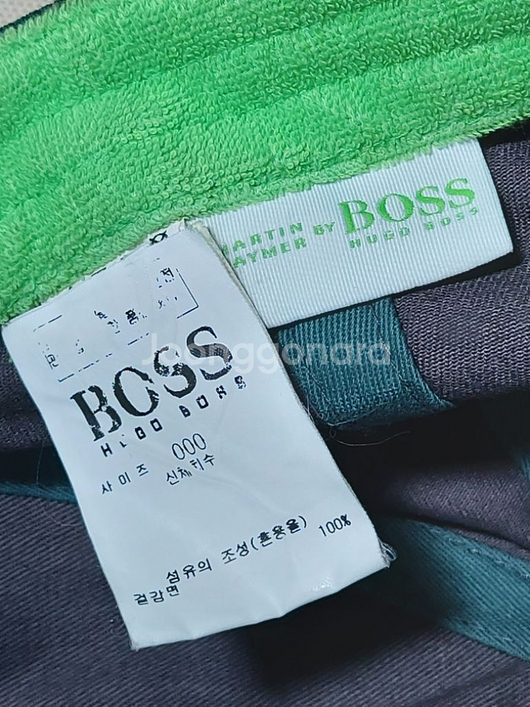 원사이즈 휴고보스 코튼 볼캡 모자--6