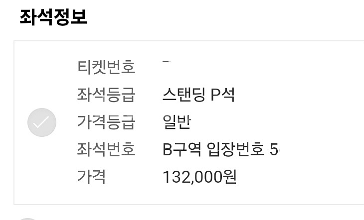 노엘 갤러거 스탠딩P B구역 5NN번--1