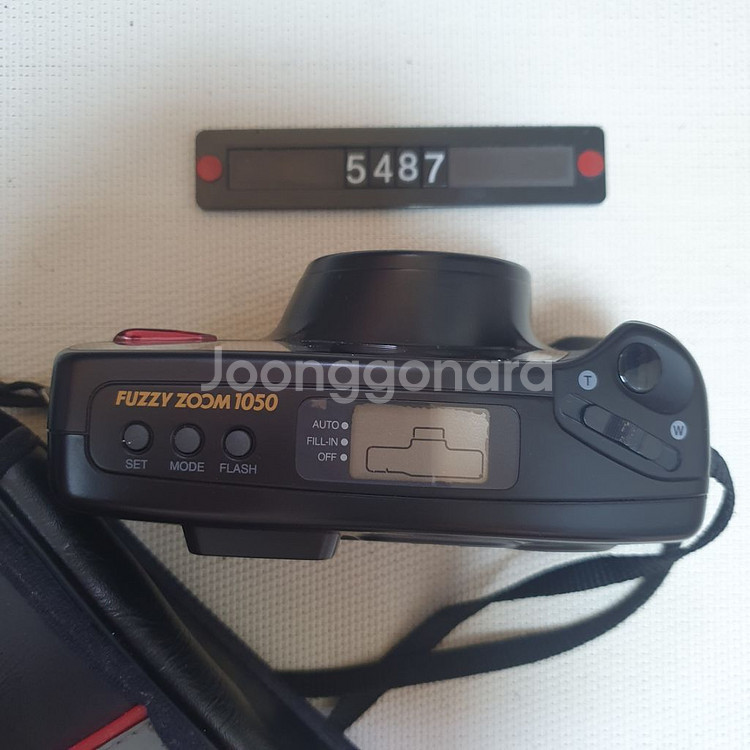 삼성캐녹스 퍼지줌 1050 필름카메라 파우치포함--1
