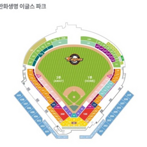 한화vs기아 외야 322 4연석 양도 합니다