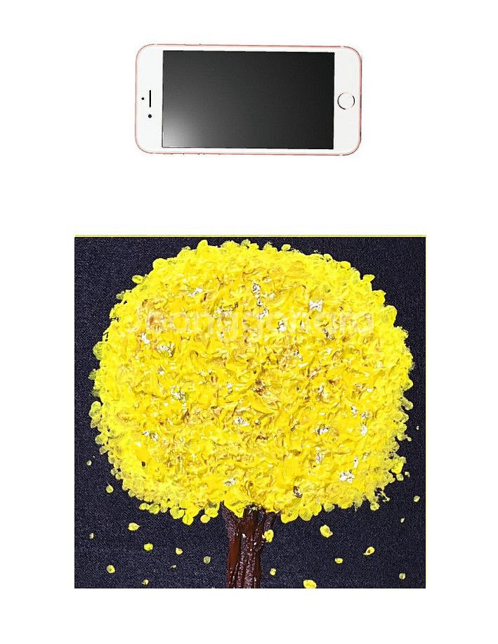 황금나무 캔버스그림 집들이 개업 재물운 금전운--3
