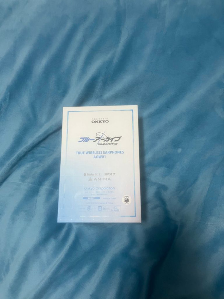 블루 아카이브 콜라보 아로나 무선이어폰 AOW01 BA 이미지
