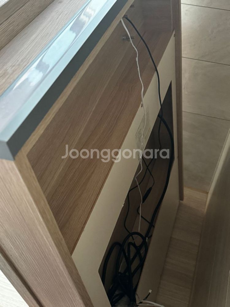 한샘 호텔 침대 프레임오크 패널 800 좌형 반값--2